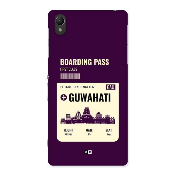 Guwahati Boarding Pass Back Case for Xperia Z2