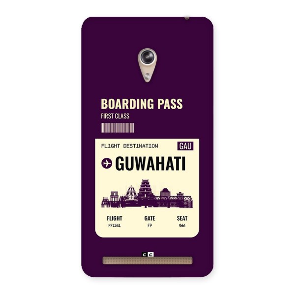 Guwahati Boarding Pass Back Case for Zenfone 6