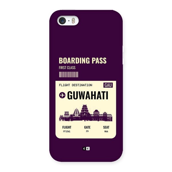 Guwahati Boarding Pass Back Case for iPhone 5 5s