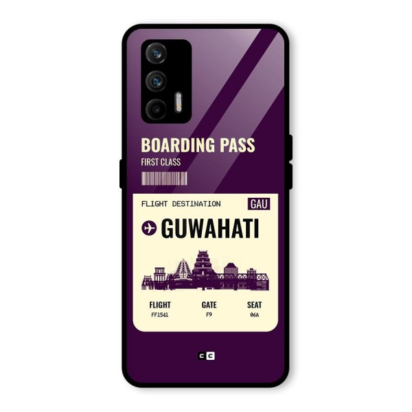 Guwahati Boarding Pass Glass Back Case for Realme GT 5G