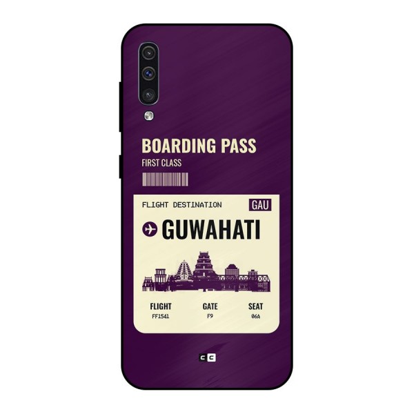 Guwahati Boarding Pass Metal Back Case for Galaxy A50s