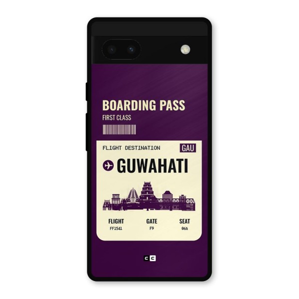 Guwahati Boarding Pass Metal Back Case for Google Pixel 6a