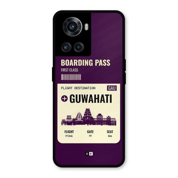 Guwahati Boarding Pass Metal Back Case for OnePlus 10R