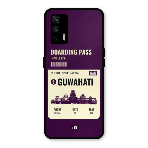 Guwahati Boarding Pass Metal Back Case for Realme GT 5G