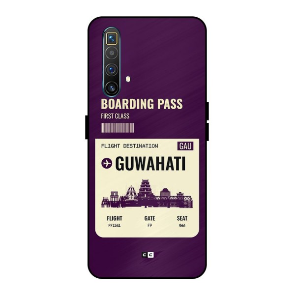 Guwahati Boarding Pass Metal Back Case for Realme X3 SuperZoom