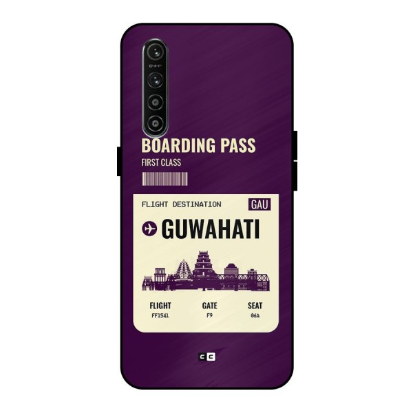 Guwahati Boarding Pass Metal Back Case for Realme XT