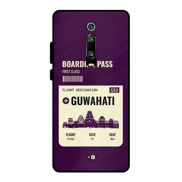 Guwahati Boarding Pass Metal Back Case for Redmi K20 Pro