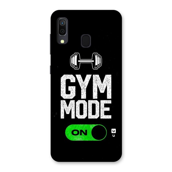 Gym Mode On Back Case for Galaxy A20