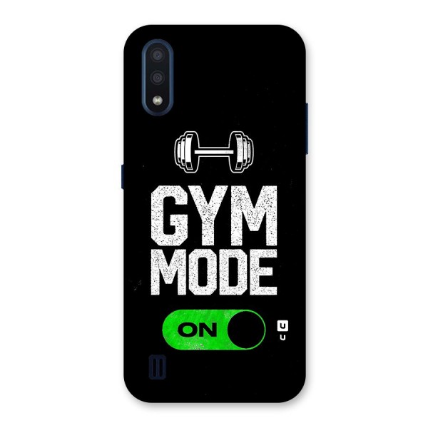 Gym Mode On Back Case for Galaxy M01