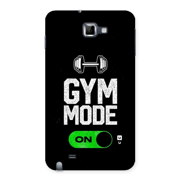 Gym Mode On Back Case for Galaxy Note