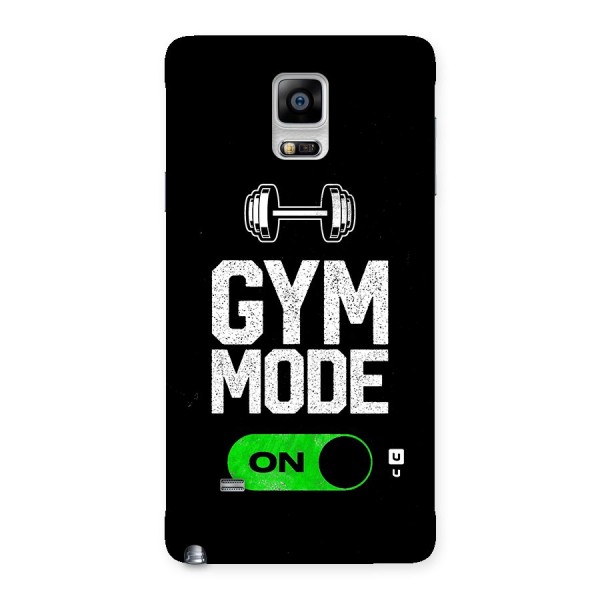 Gym Mode On Back Case for Galaxy Note 4