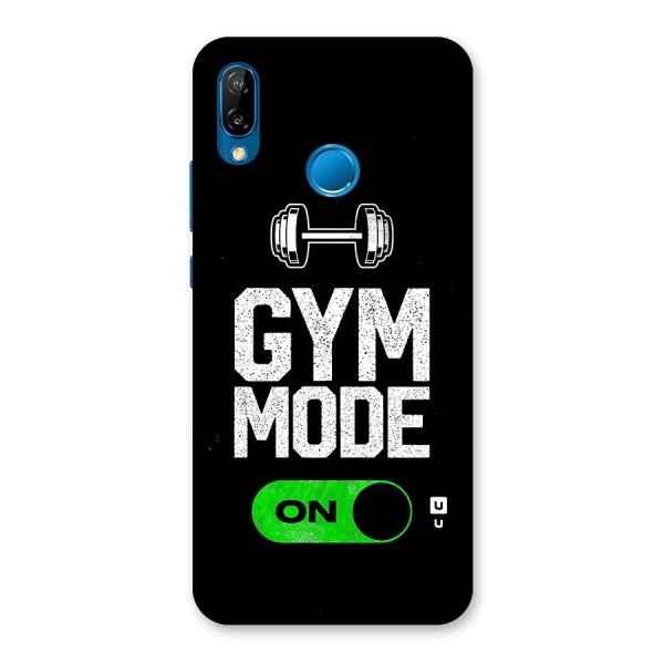 Gym Mode On Back Case for Huawei P20 Lite