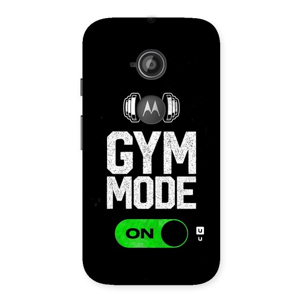 Gym Mode On Back Case for Moto E 2nd Gen