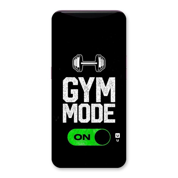 Gym Mode On Back Case for Oppo Find X