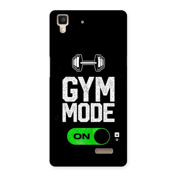 Gym Mode On Back Case for Oppo R7