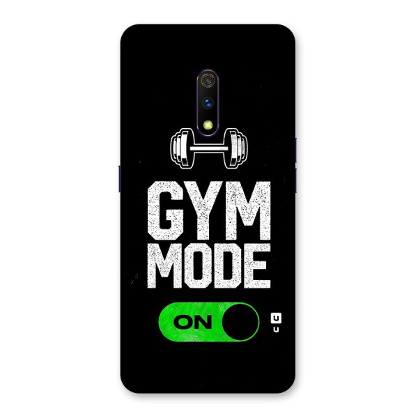 Gym Mode On Back Case for Realme X