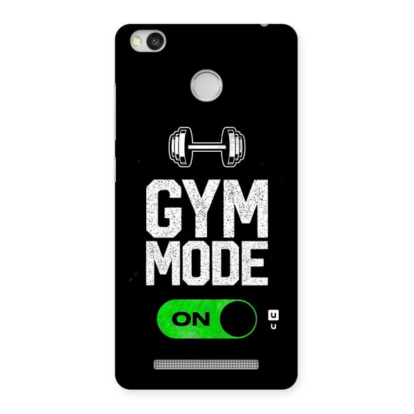 Gym Mode On Back Case for Redmi 3S Prime