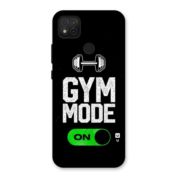 Gym Mode On Back Case for Redmi 9C