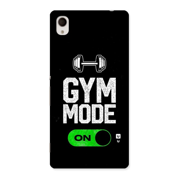 Gym Mode On Back Case for Sony Xperia M4