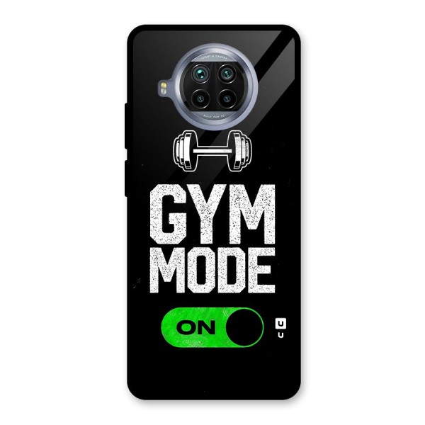 Gym Mode On Glass Back Case for Mi 10i