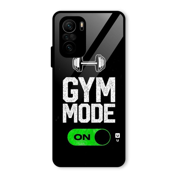 Gym Mode On Glass Back Case for Mi 11x