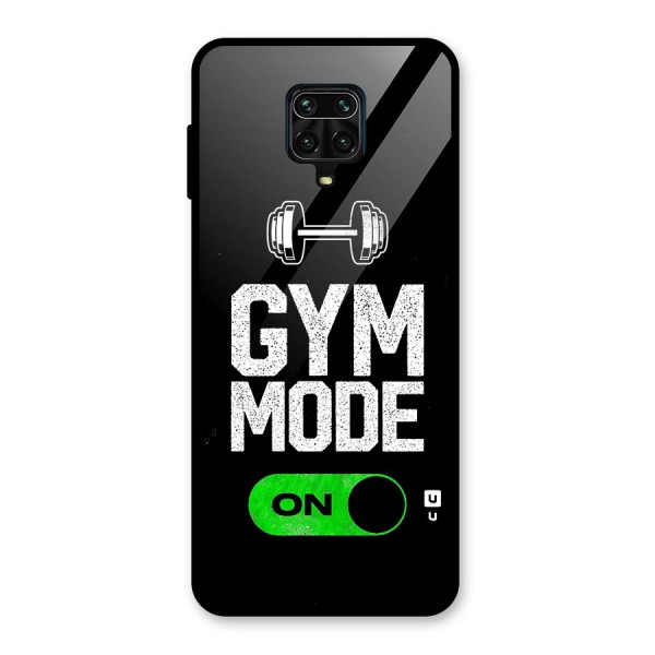 Gym Mode On Glass Back Case for Poco M2 Pro