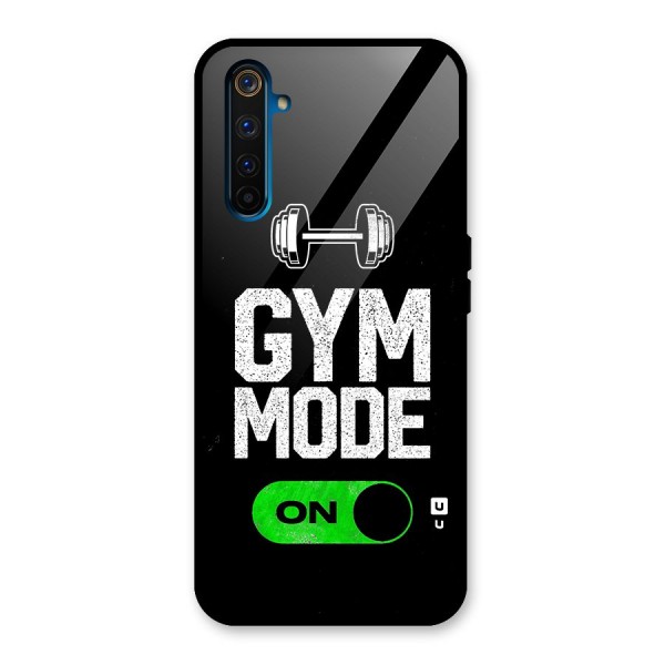 Gym Mode On Glass Back Case for Realme 6 Pro