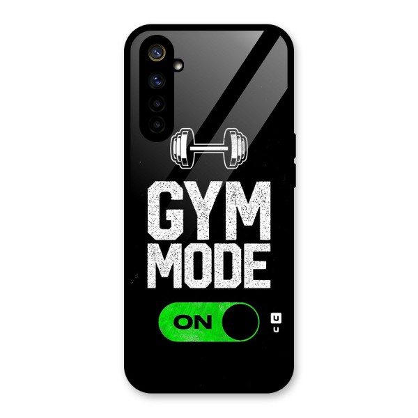 Gym Mode On Glass Back Case for Realme 6i