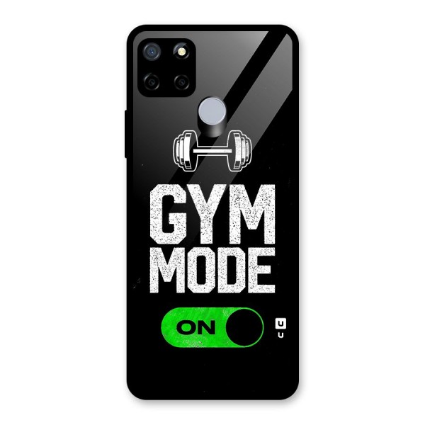 Gym Mode On Glass Back Case for Realme C12