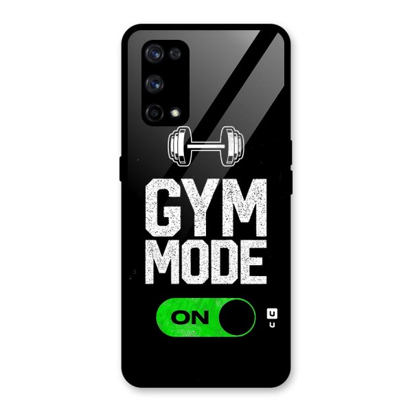 Gym Mode On Glass Back Case for Realme X7 Pro