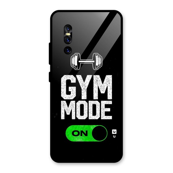 Gym Mode On Glass Back Case for Vivo V15 Pro