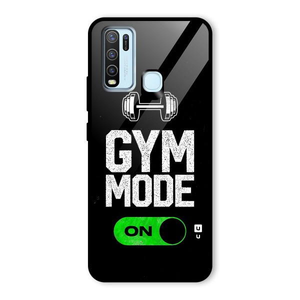 Gym Mode On Glass Back Case for Vivo Y30