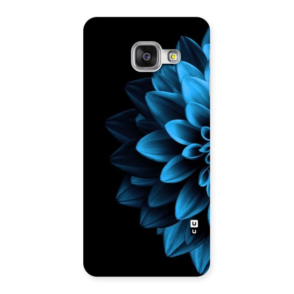 Half Blue Flower Back Case for Galaxy A3 2016