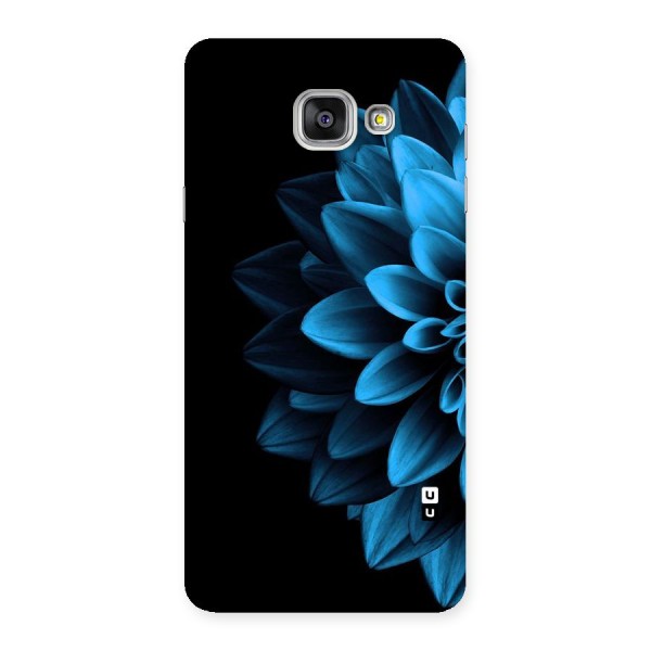 Half Blue Flower Back Case for Galaxy A7 2016