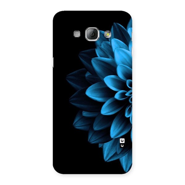 Half Blue Flower Back Case for Galaxy A8