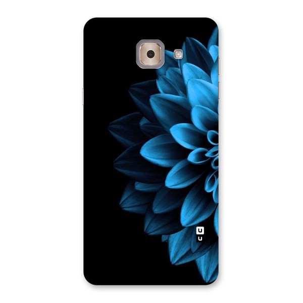 Half Blue Flower Back Case for Galaxy J7 Max