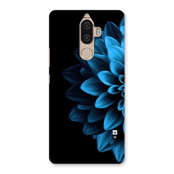 Half Blue Flower Back Case for Lenovo K8 Note