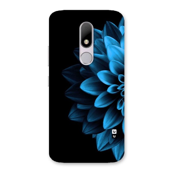 Half Blue Flower Back Case for Moto M