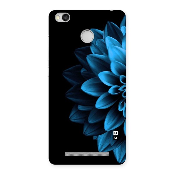 Half Blue Flower Back Case for Redmi 3S Prime