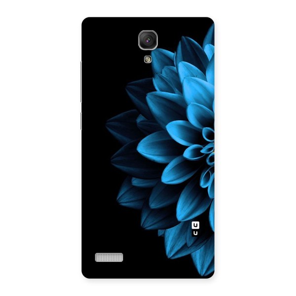 Half Blue Flower Back Case for Redmi Note