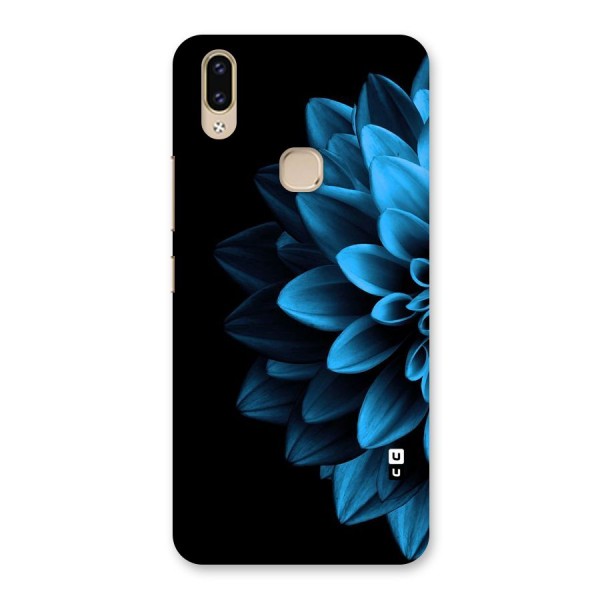 Half Blue Flower Back Case for Vivo V9