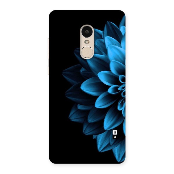 Half Blue Flower Back Case for Xiaomi Redmi Note 4