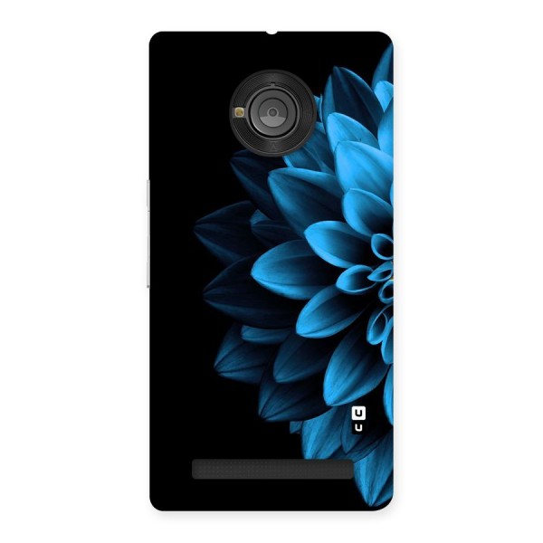 Half Blue Flower Back Case for Yu Yuphoria