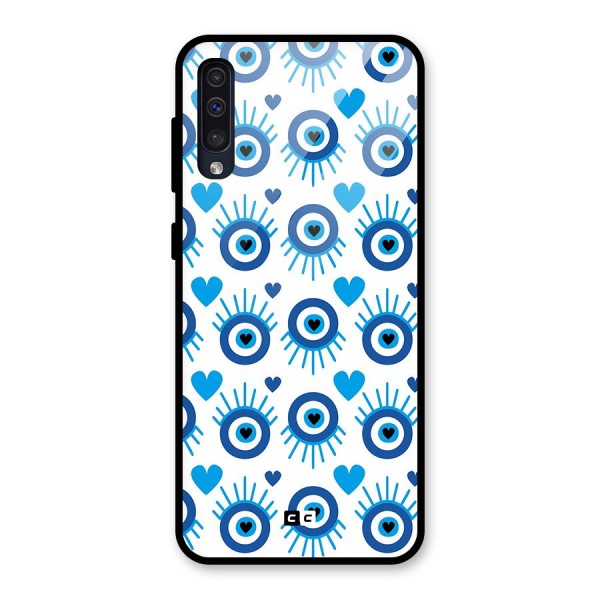 Hands Draw Eye Glass Back Case for Galaxy A50