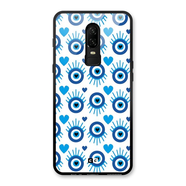 Hands Draw Eye Glass Back Case for OnePlus 6
