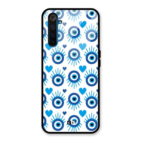 Hands Draw Eye Glass Back Case for Realme 6 Pro