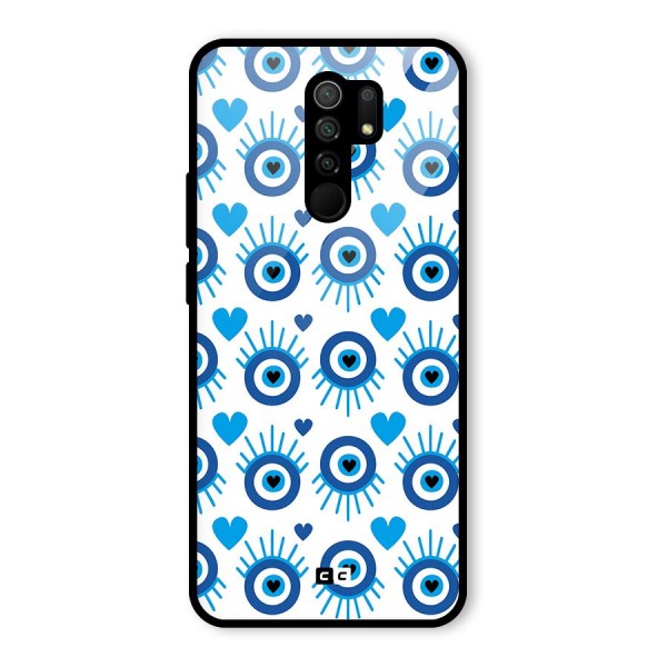 Hands Draw Eye Glass Back Case for Redmi 9 Prime