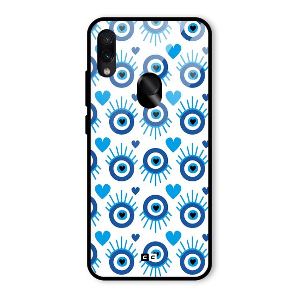 Hands Draw Eye Glass Back Case for Redmi Note 7S