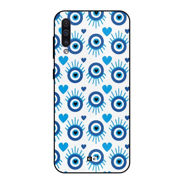 Hands Draw Eye Metal Back Case for Galaxy A50