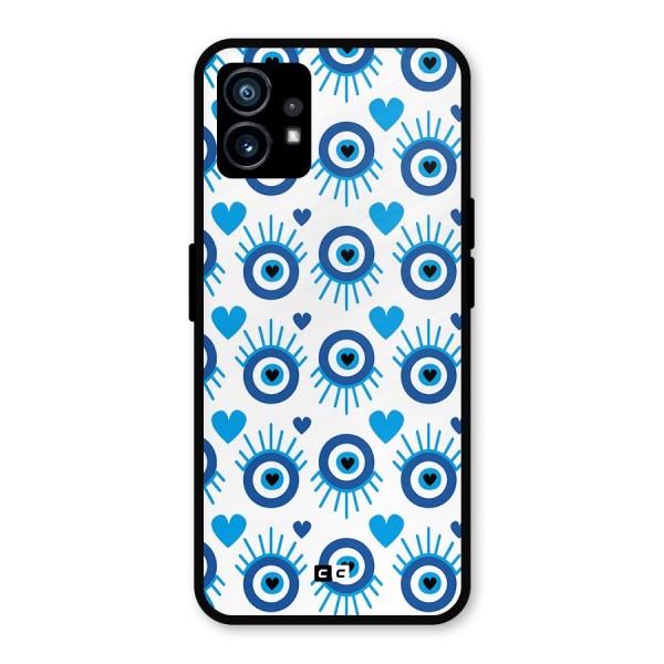 Hands Draw Eye Metal Back Case for Nothing Phone 1